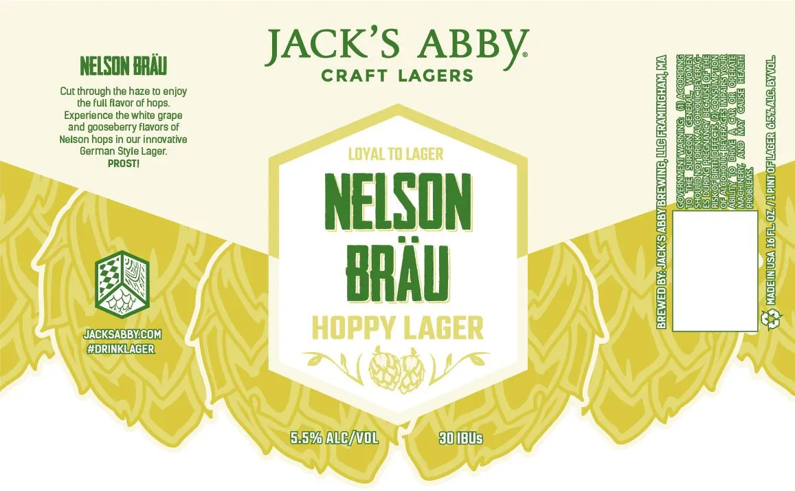Nelson Bräu label art — NELSON BRAU
