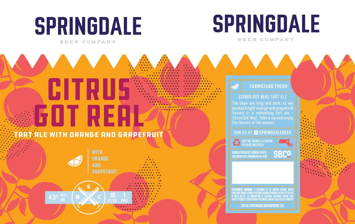 Citrus Got Real label art — CITRUS GOT REAL