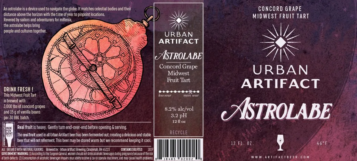 Astrolabe — full label as filed with TTB