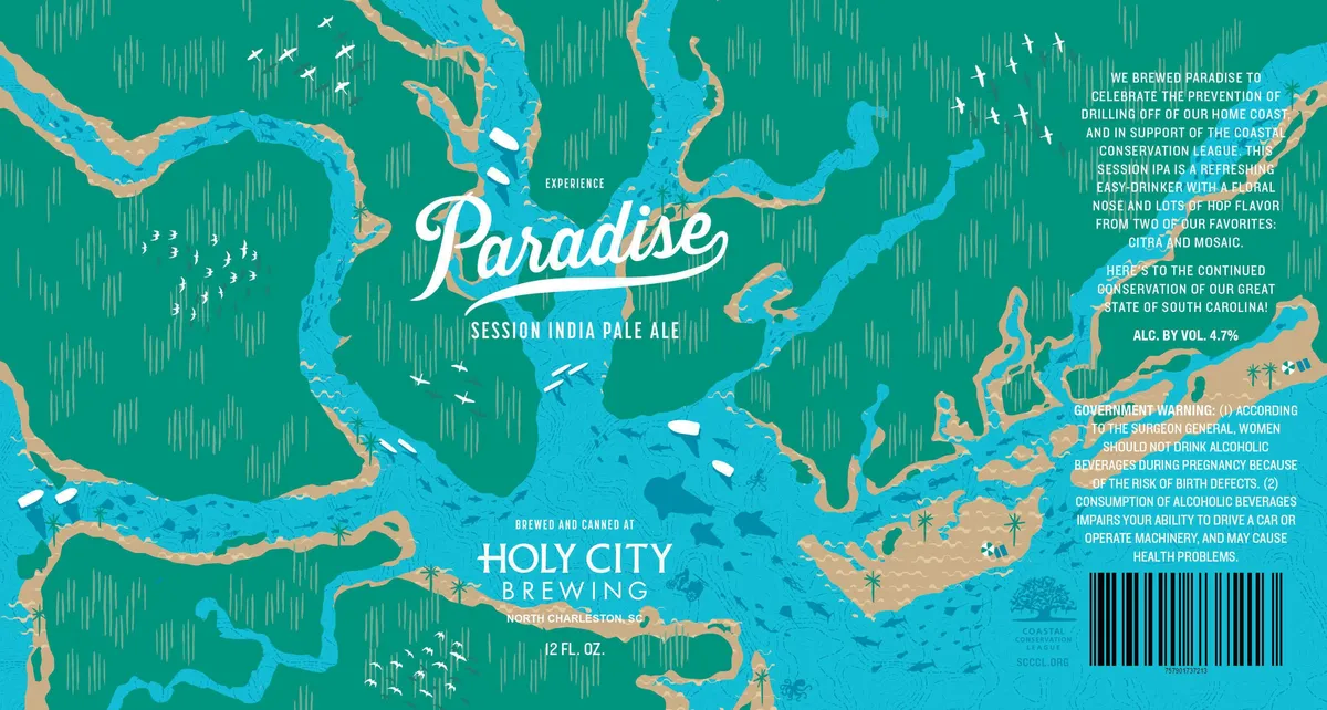 Paradise — full label as filed with TTB