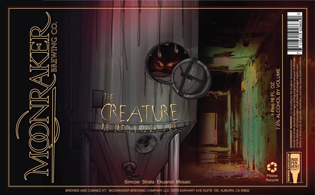 The Creature — full label as filed with TTB