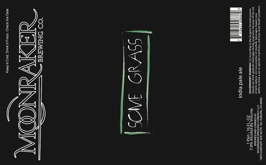 Some Grass — full label as filed with TTB