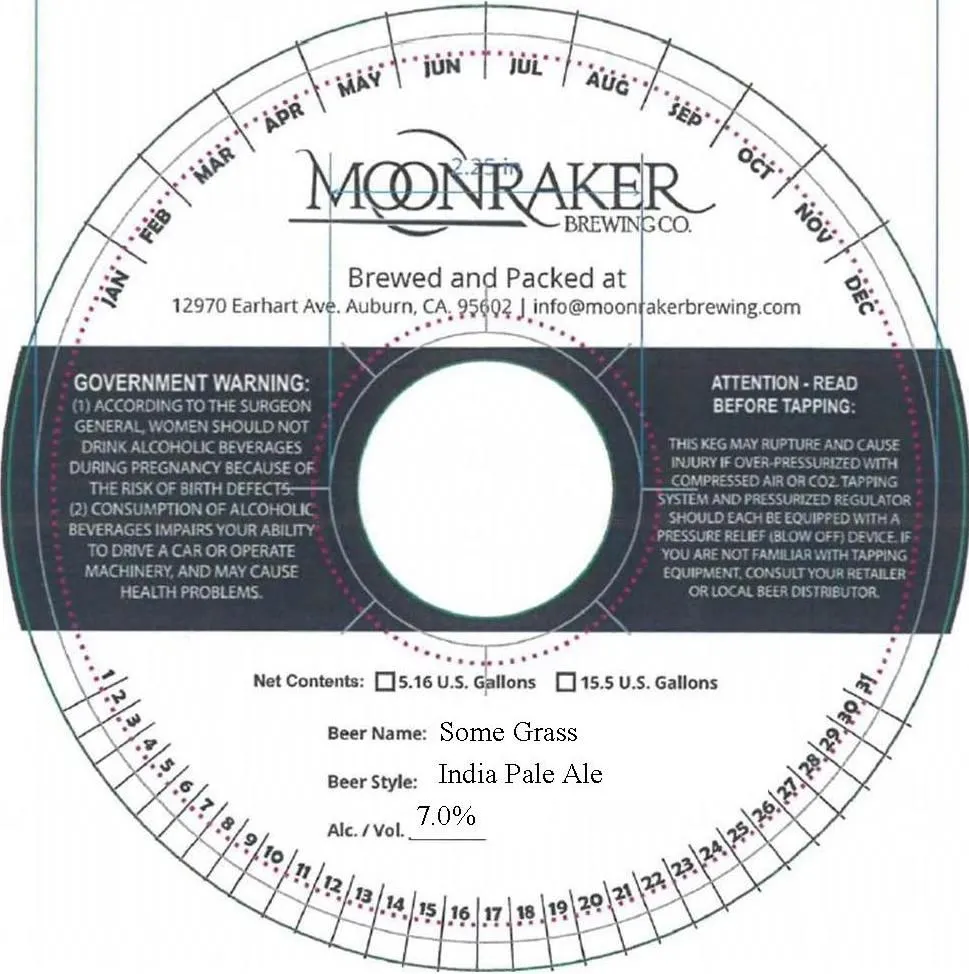 Some Grass — full label as filed with TTB