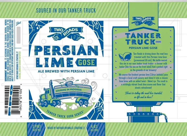 Persian Lime Gose — full label as filed with TTB