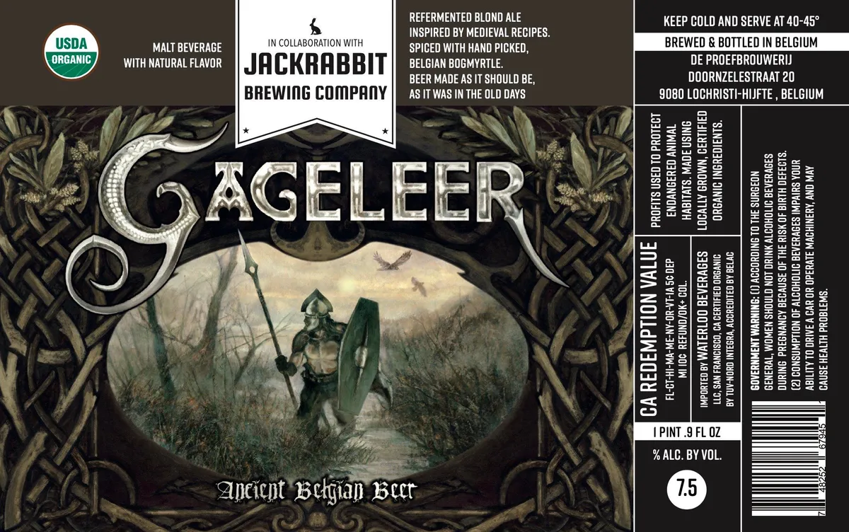 Gageleer label art — GAGELEER