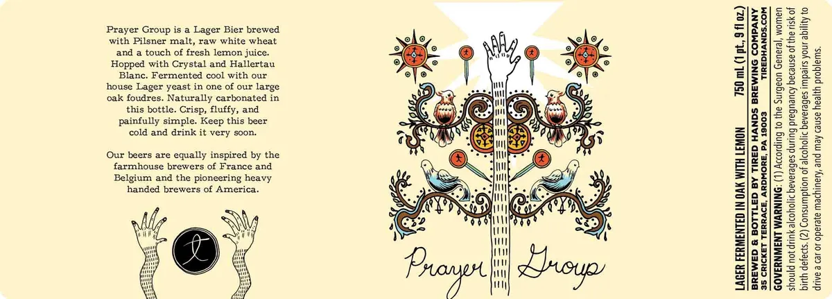 Prayer Group — full label as filed with TTB