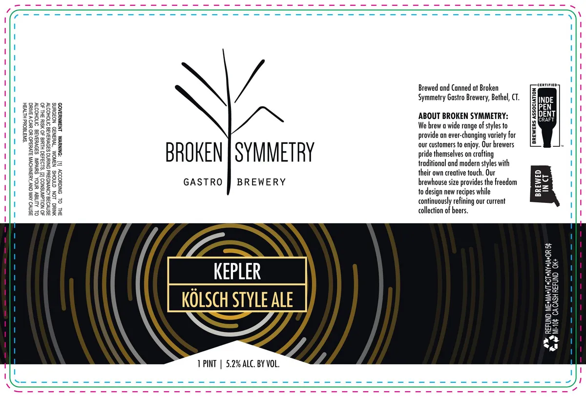 Kepler — full label as filed with TTB