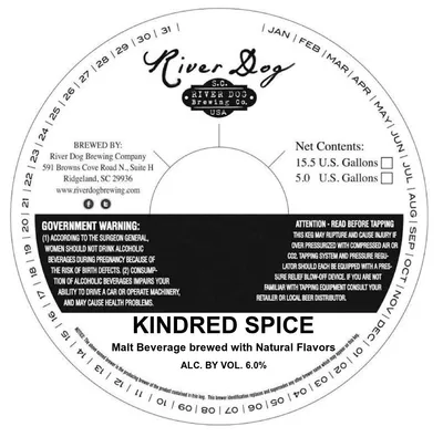 Kindred Spice label