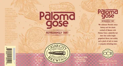 Paloma Gose label