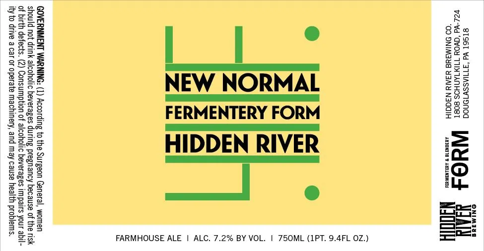 New Normal — full label as filed with TTB