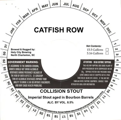 Collision Stout label