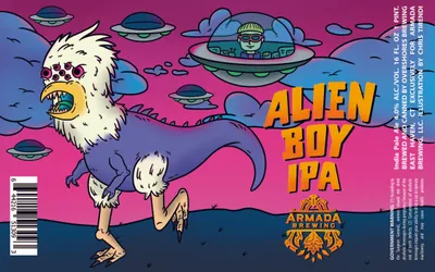Alien Boy IPA label