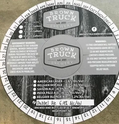 Dubbel Ale label