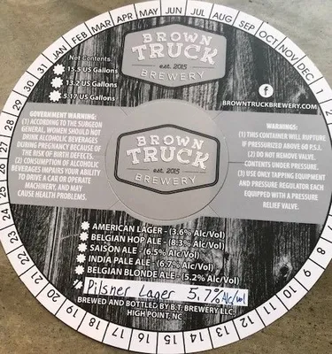 Pilsner Lager label