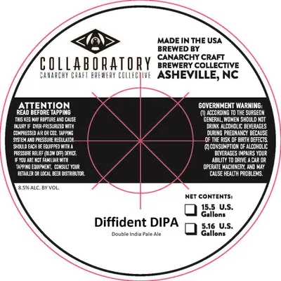 Diffident DIPA label