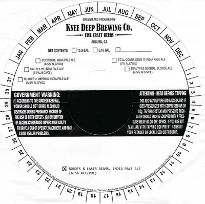 Robots & Laser Beams label