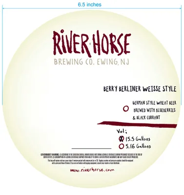 Berry Berliner Weisse Style label