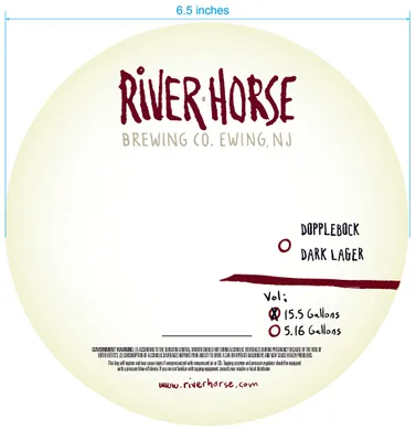 Dopplebock Dark label