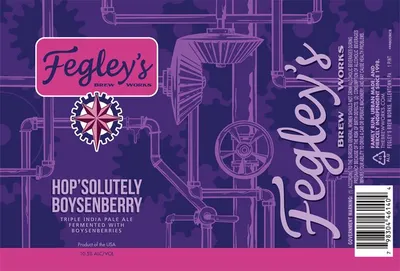 Hop'solutely Boysenberry label