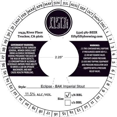 Eclipse - BAK label