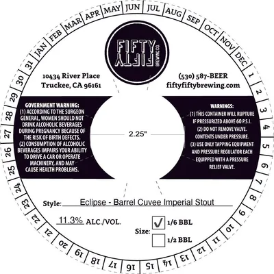 Eclipse - Barrel Cuvee label