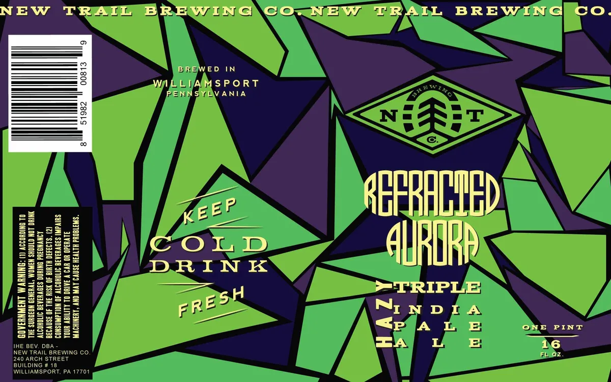 Refracted Aurora — full label as filed with TTB