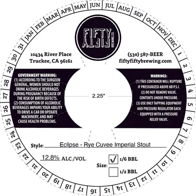 Eclipse - Rye Cuvee label
