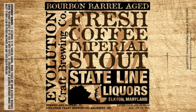 Fresh Coffee Imperial Stout label