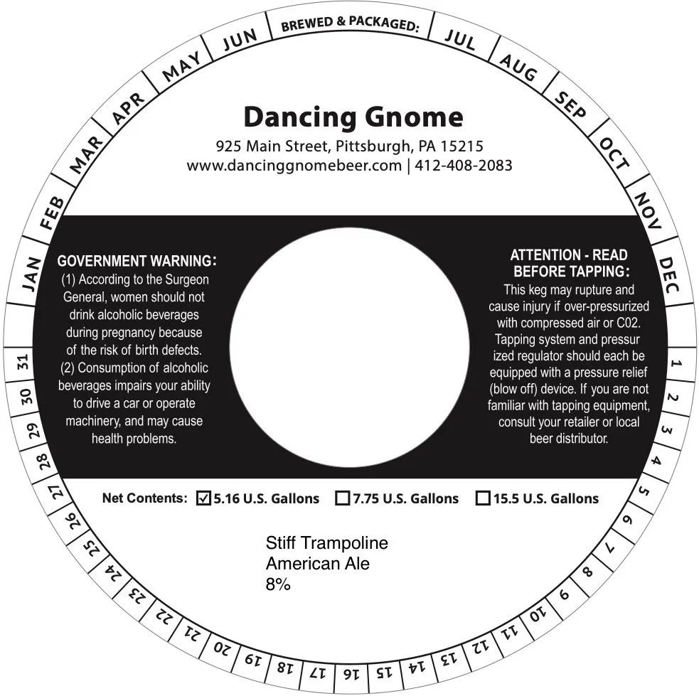Stiff Trampoline — full label as filed with TTB
