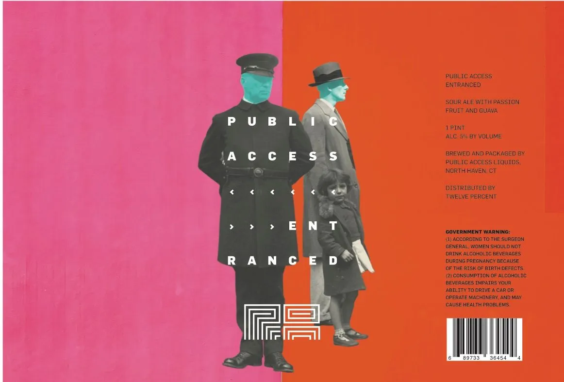 Entranced — full label as filed with TTB