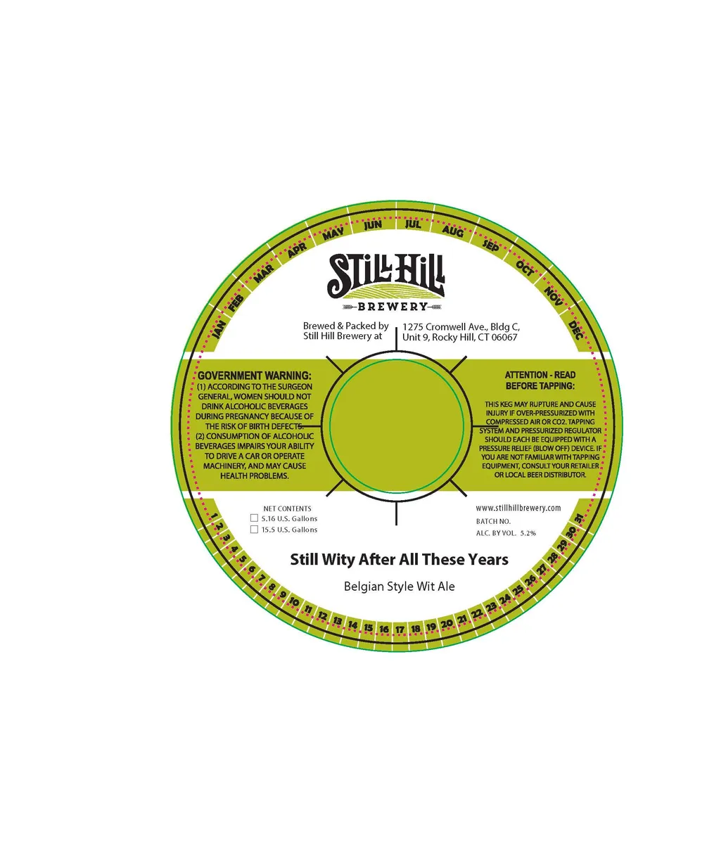 Still Wity After All These Years — full label as filed with TTB