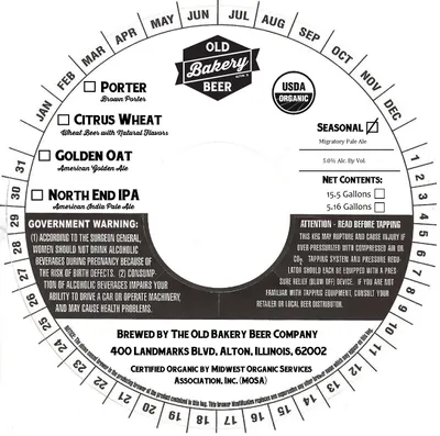 Migratory Pale Ale label