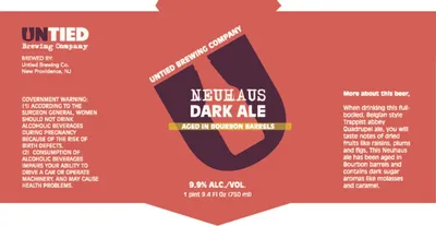 Neuhaus Dark Ale label