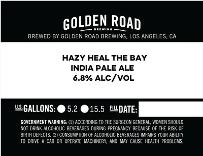 Hazy Heal The Bay label