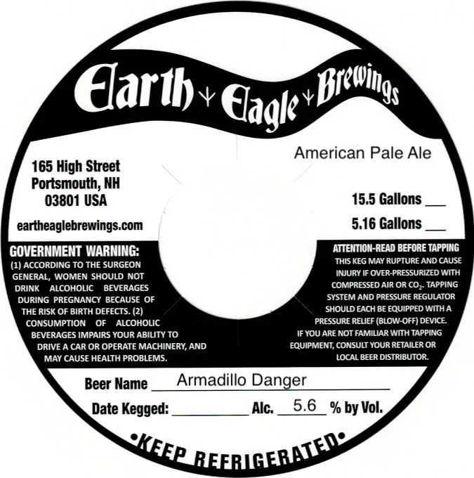 Armadillo Danger — full label as filed with TTB