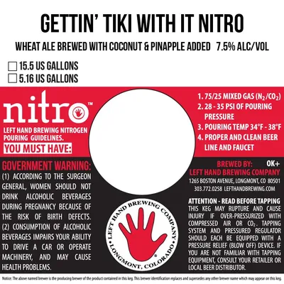 Gettin' Tiki With It Nitro label