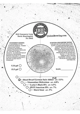 Diesel Dwarf German Style Altbier label