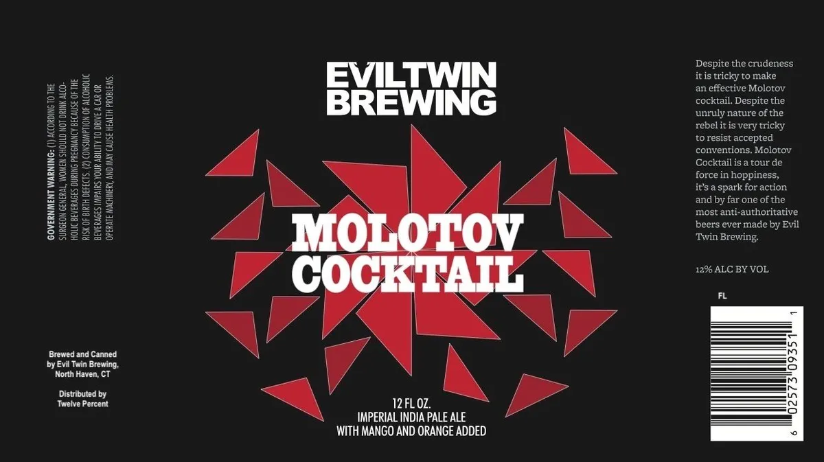 Molotov Cocktail — full label as filed with TTB