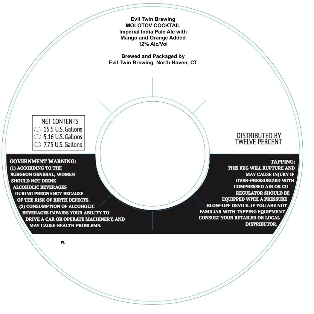 Molotov Cocktail — full label as filed with TTB