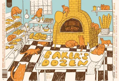 Baker's Dozen label