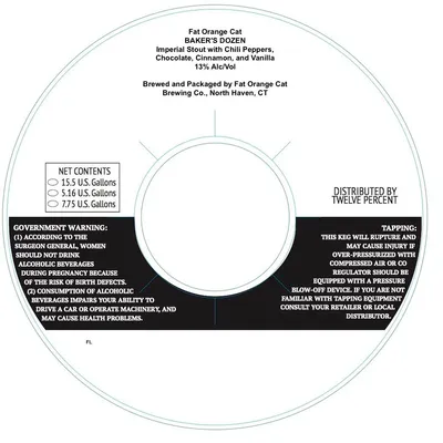 Baker's Dozen label