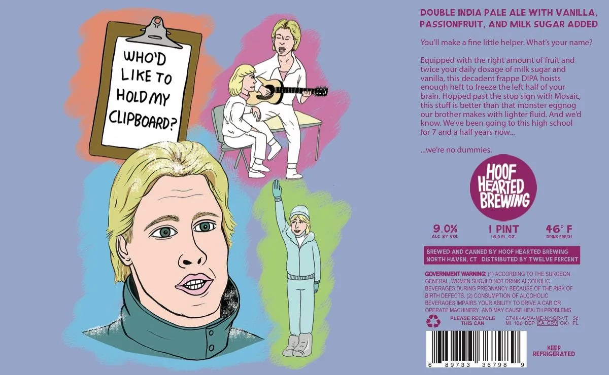 Who'd Like To Hold My Clipboard? — full label as filed with TTB