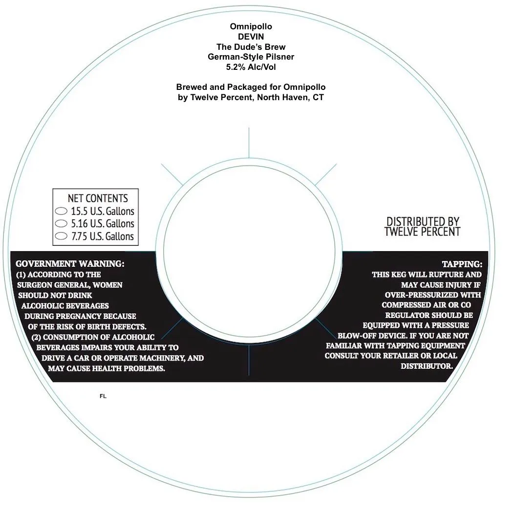 Devin — full label as filed with TTB