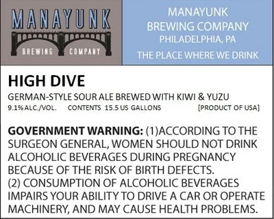 High Dive label