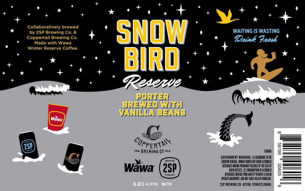 Snow Bird Reserve — full label as filed with TTB