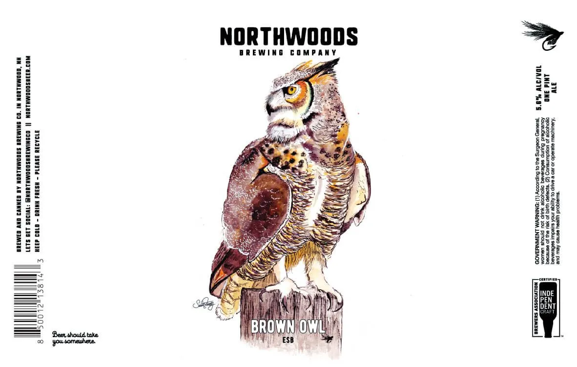 Brown Owl ESB label