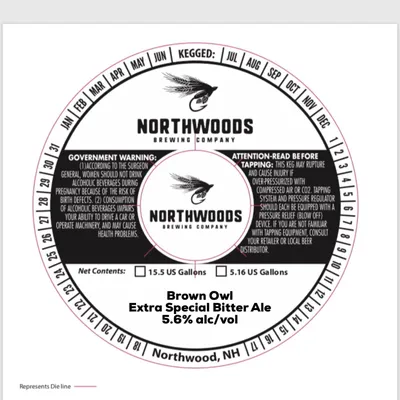 Brown Owl label