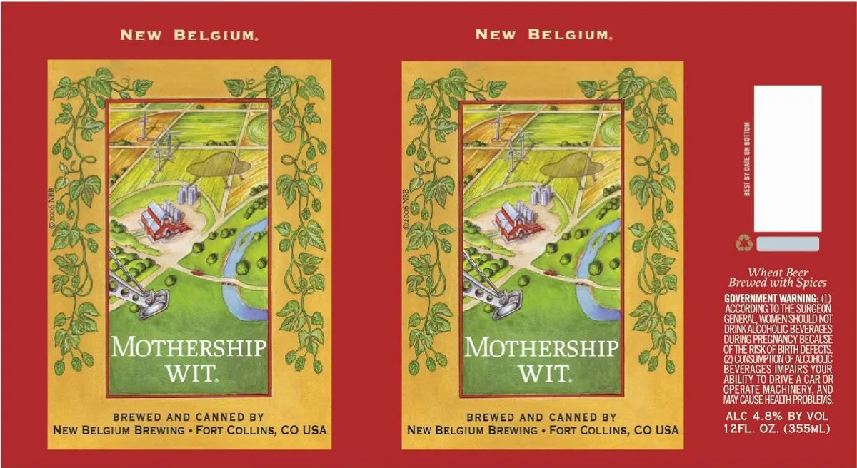 Mothership Wit — full label as filed with TTB