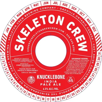 Knucklebone India Pale Ale label