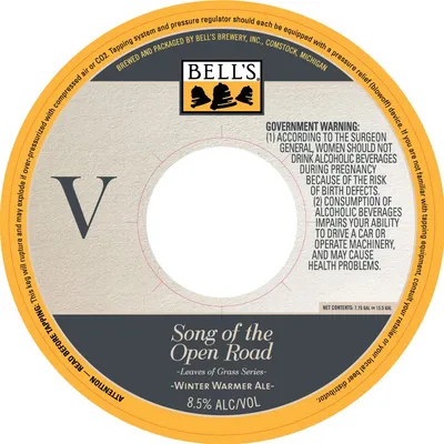 Song of the Open Road label